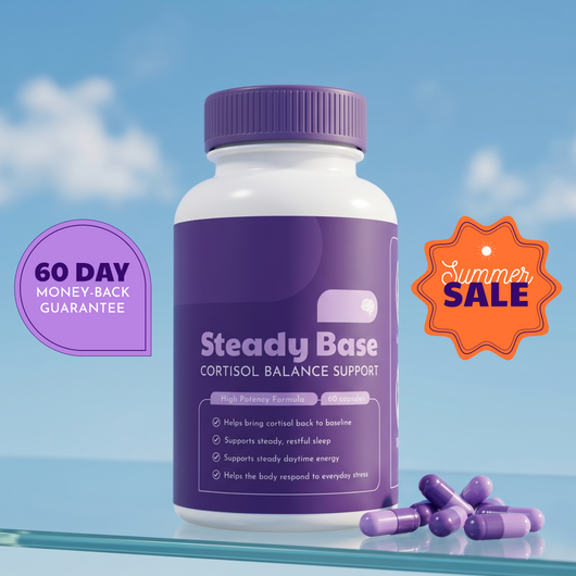Corvela Steady Base™ Capsules - Lower Cortisol, Restore Your Rhythm